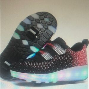 Kids LED Light-Up Sneakers Youth Size 1
